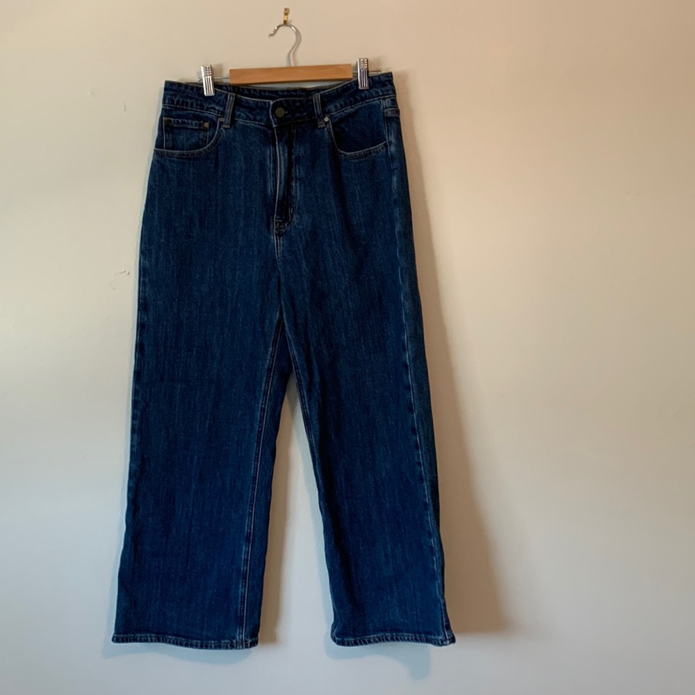 Elie Tahari High Waisted Wide Jeans